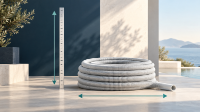 Conceptual illustration: Pump lift versus drain-hose length: checking the discharge route